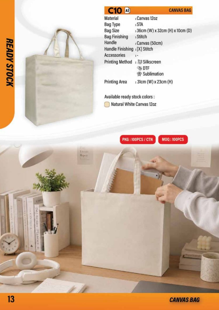 Cotton Canvas Bag C10