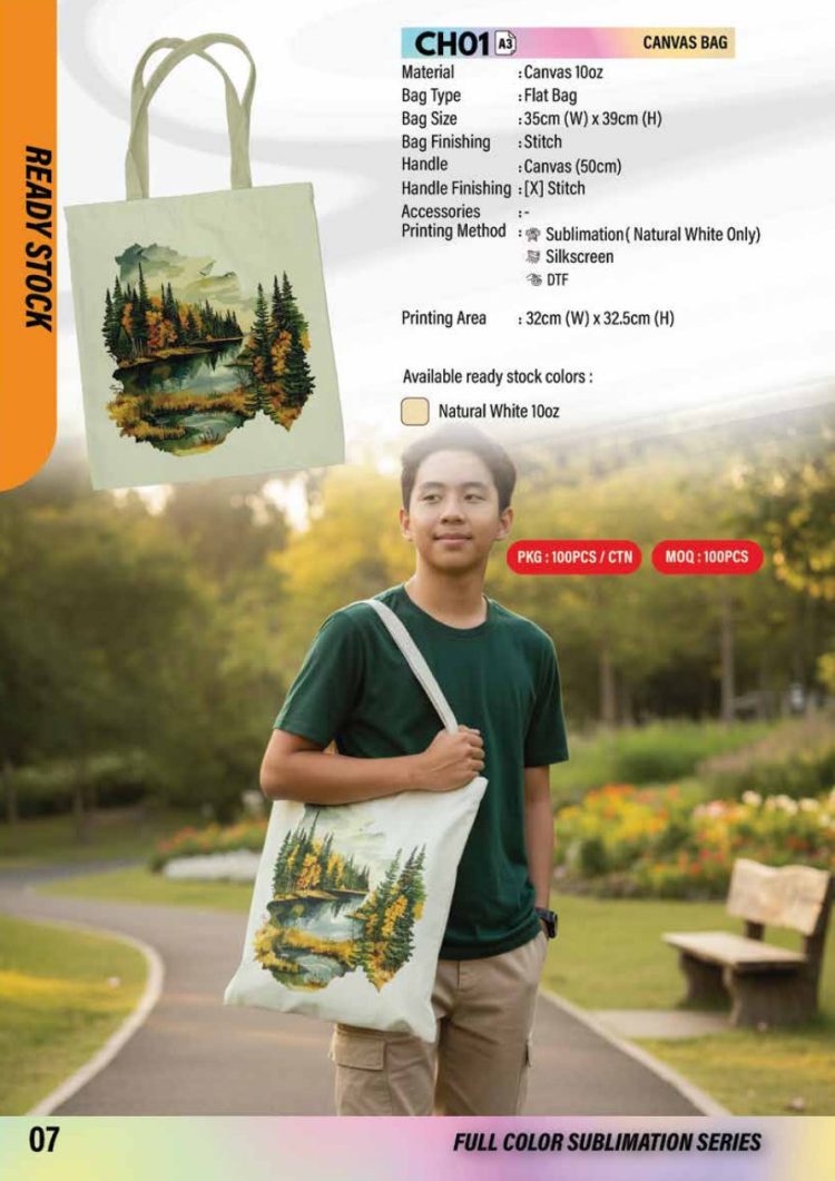 Cotton Canvas Bag CH01