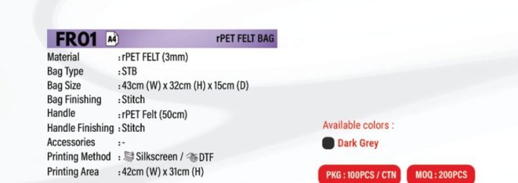 Felt Bag FR01