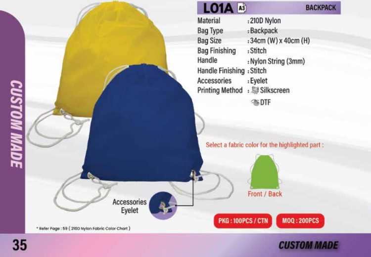 Drawstring Bag L01A