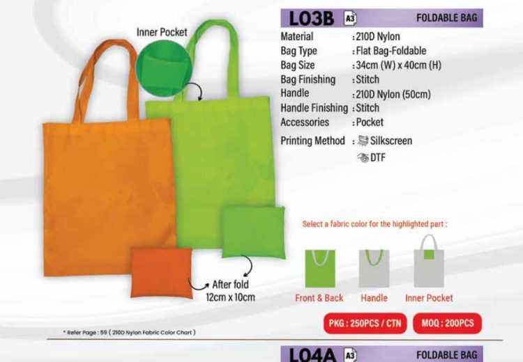 Foldable Bag L03B