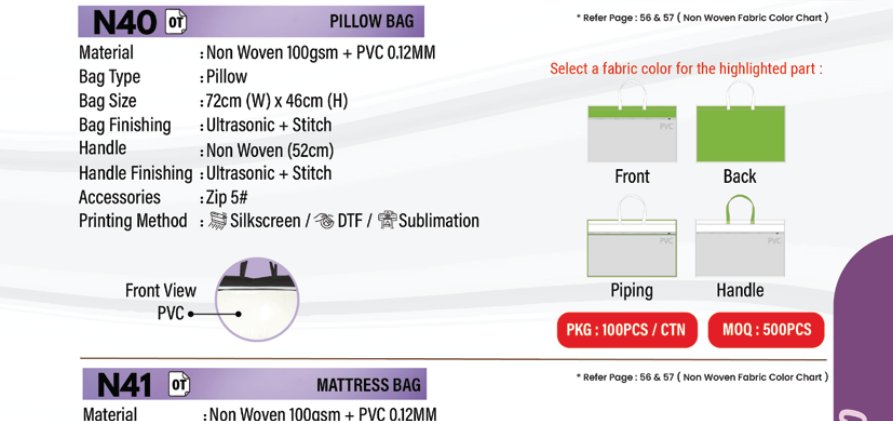Bedding Bag N40
