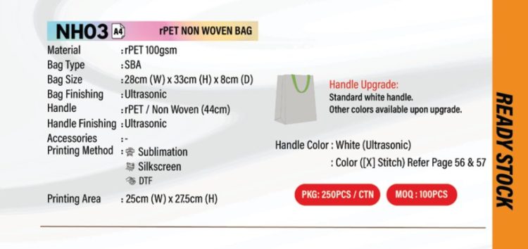 rPET Bag NH03