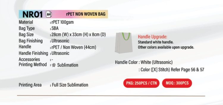 rPET Bag NR01