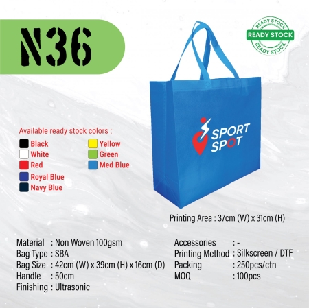 Non Woven Bag N36 – 42 × 39 × 16 cm